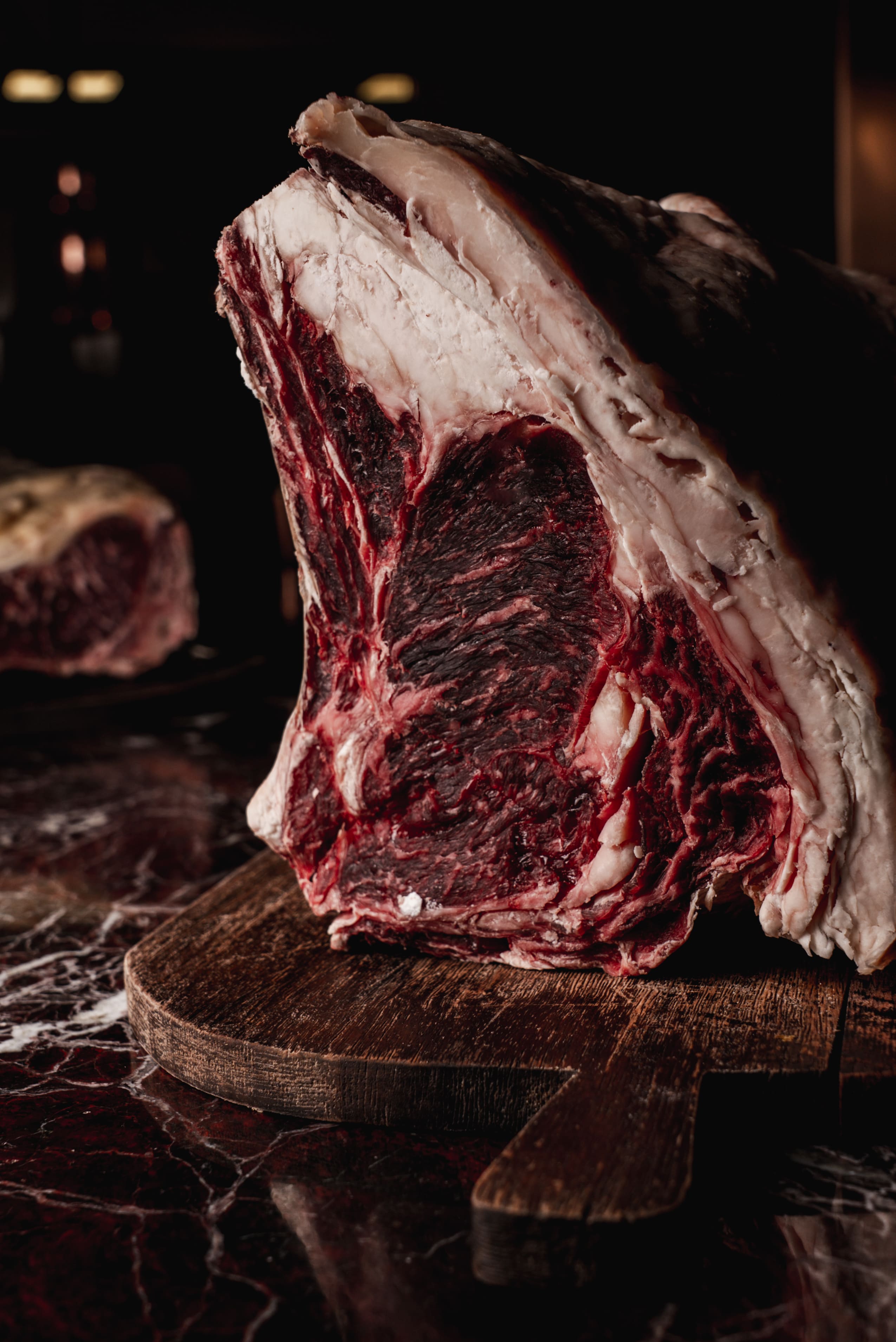 Côte de bœuf maturée, viande d'exception du restaurant Mya